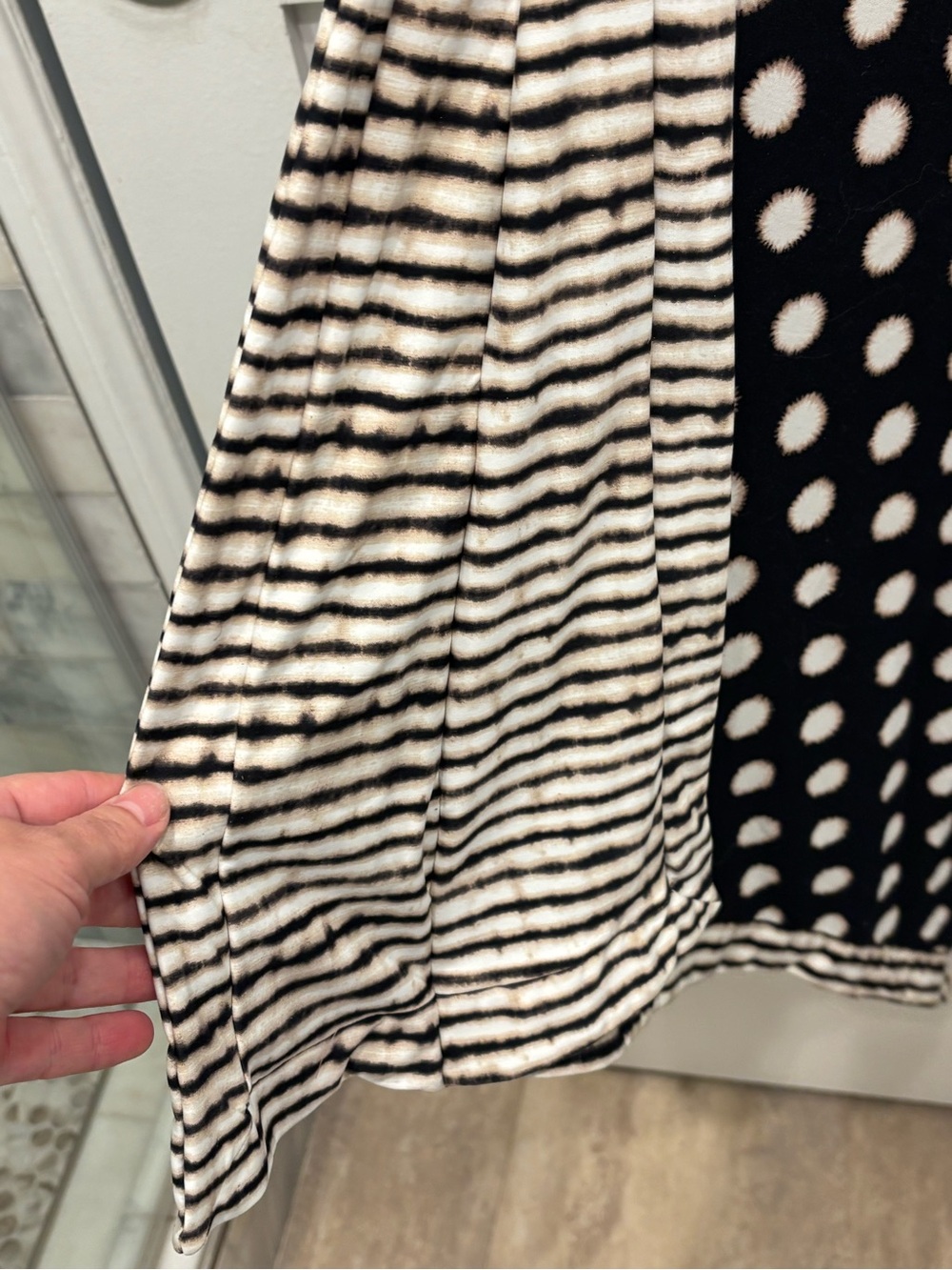 Coco Reef Black & White Polka Dot Cover-Up - Picture 4 of 8